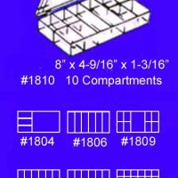 Plastic Compartment Box (1301)